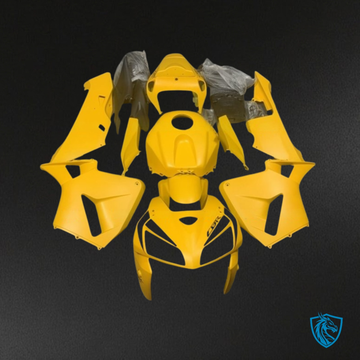 Honda CBR600RR (2005-2006) Matte Yellow Plastic Kit - Aftermarket ABS Bodywork