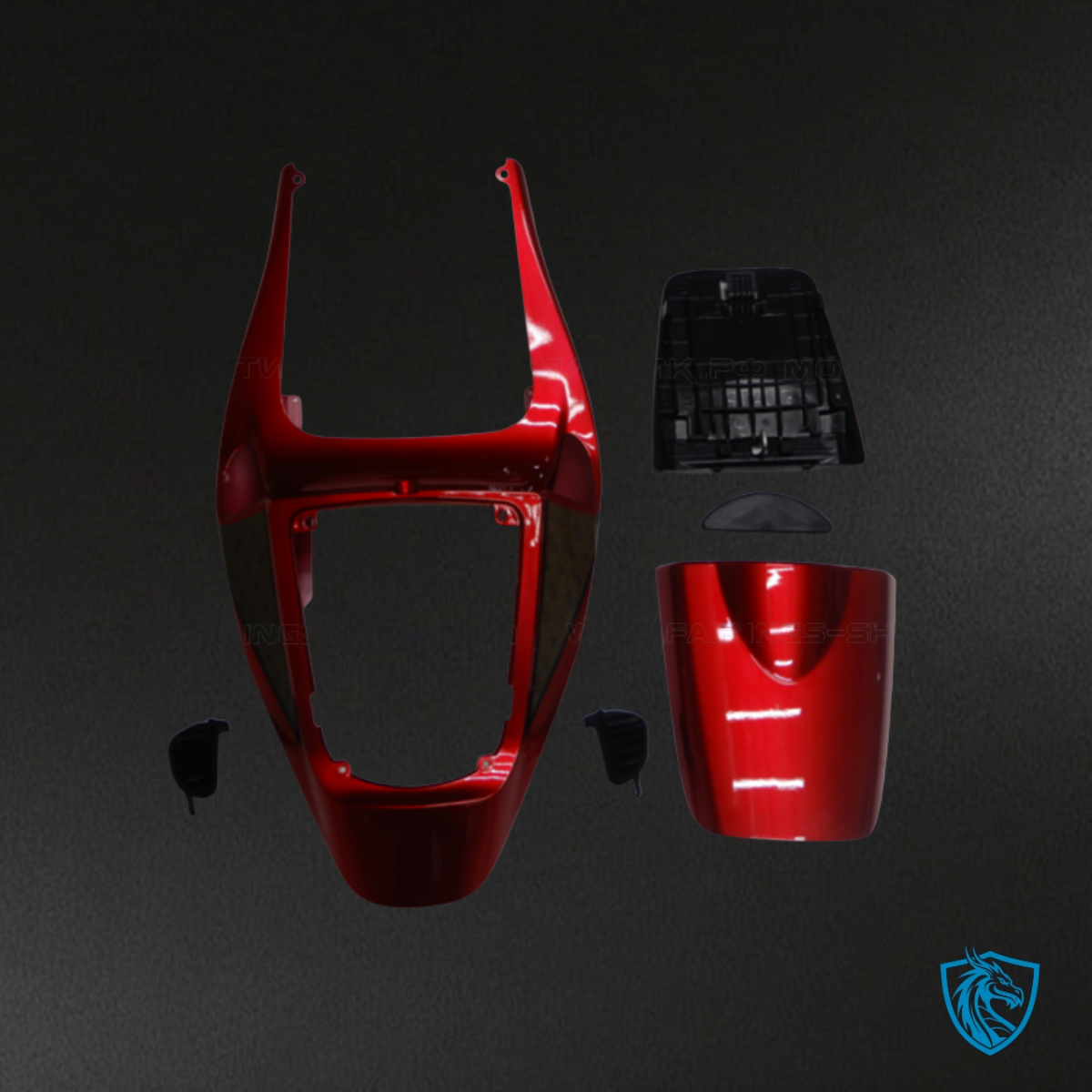 Honda CBR600RR (2005-2006) Red Pegasus Fairing Kit - Aftermarket ABS Bodywork