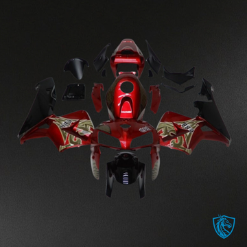 Honda CBR600RR (2005-2006) Red Pegasus Fairing Kit - Aftermarket ABS Bodywork