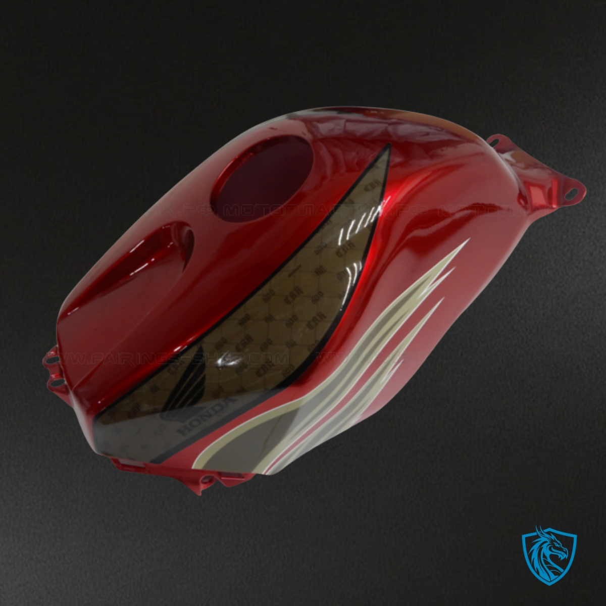 Honda CBR600RR (2005-2006) Red Pegasus Fairing Kit - Aftermarket ABS Bodywork