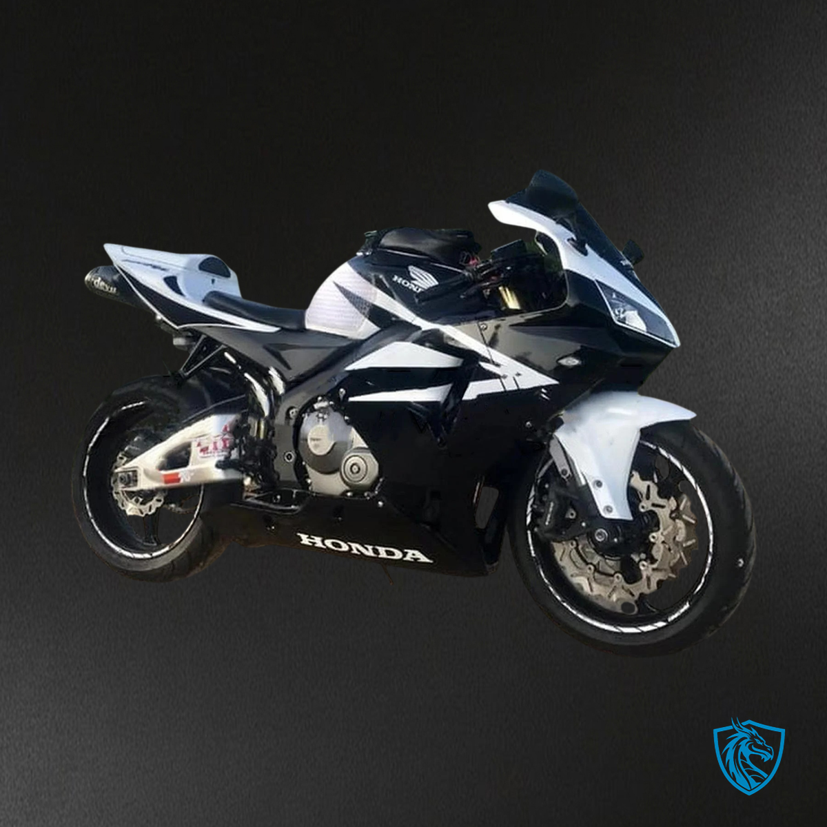 Honda CBR600RR (2005-2006) White & Black - Fairing Kit