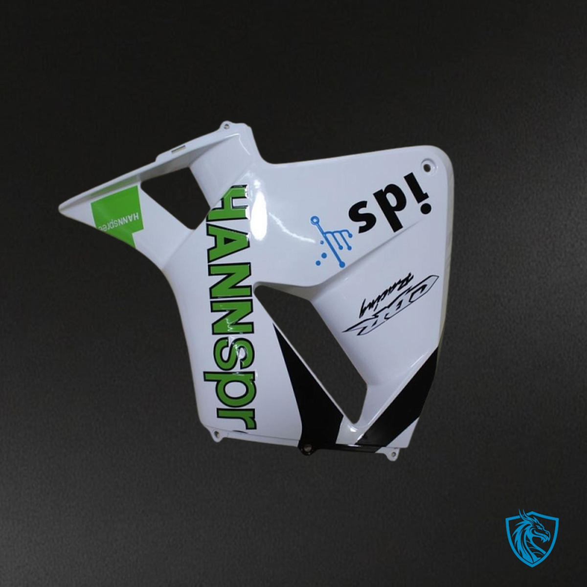 Honda CBR600RR (2005-2006) White & Green with Logo - MERGEment Motorcycle Fairings Kit