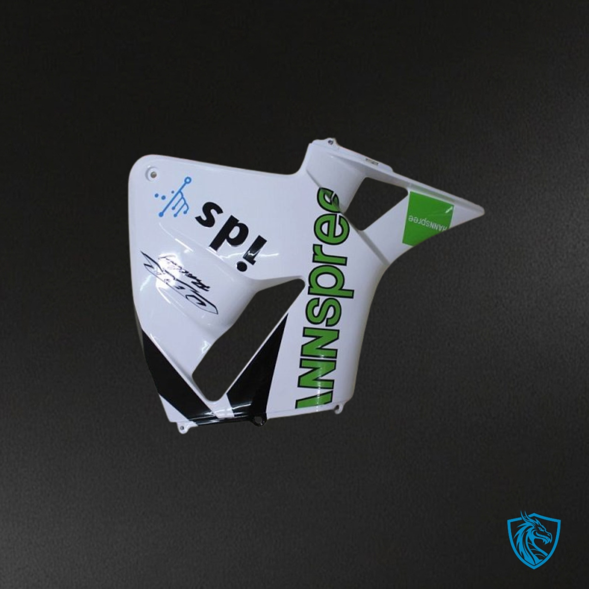 Honda CBR600RR (2005-2006) White & Green with Logo - MERGEment Motorcycle Fairings Kit