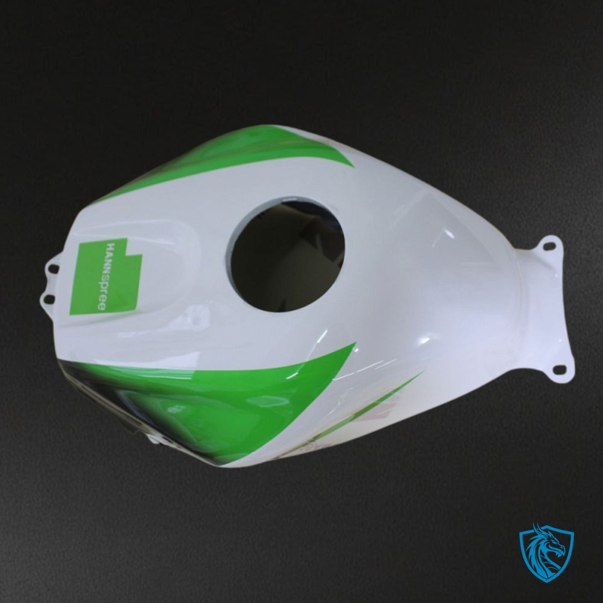 Honda CBR600RR (2005-2006) White & Green with Logo - MERGEment Motorcycle Fairings Kit