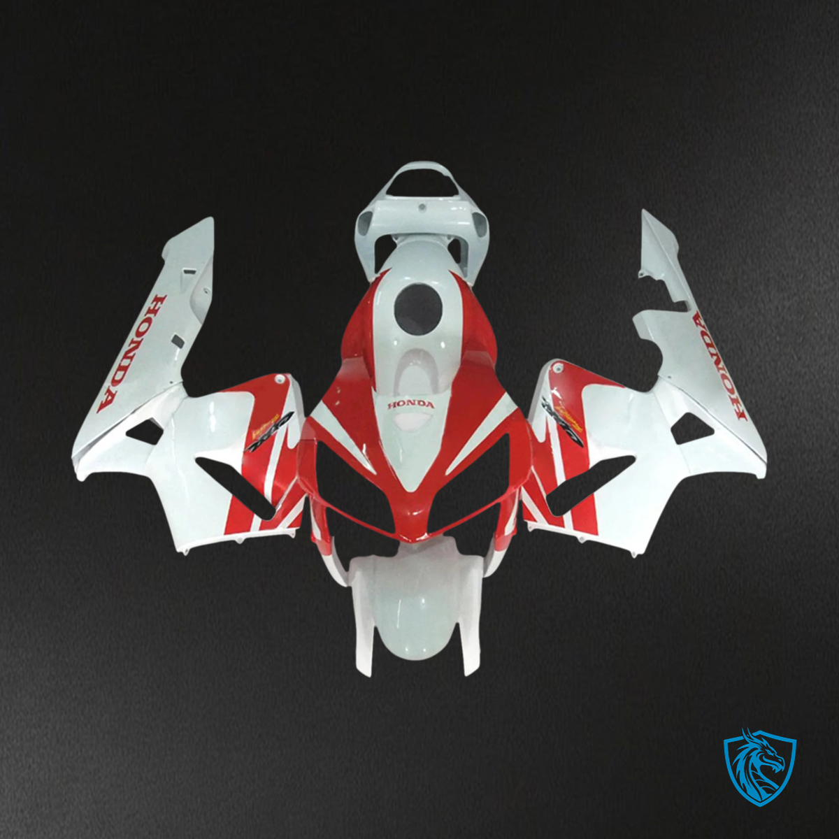 Honda CBR600RR (2005-2006) White & Red - Fairing Kit
