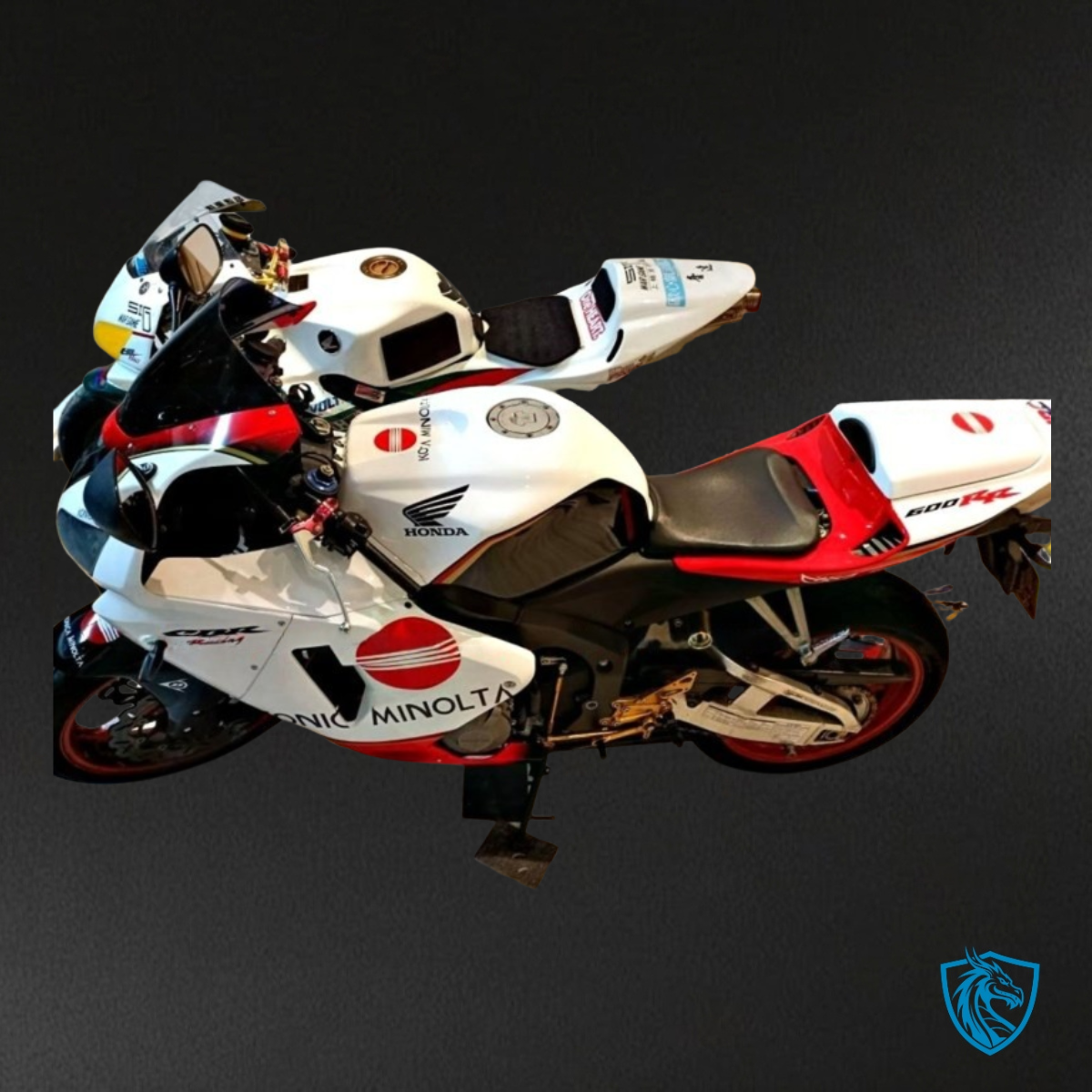 Honda CBR600RR (2005-2006) White, Red & Black Fairing Kit | ABS Bodywork