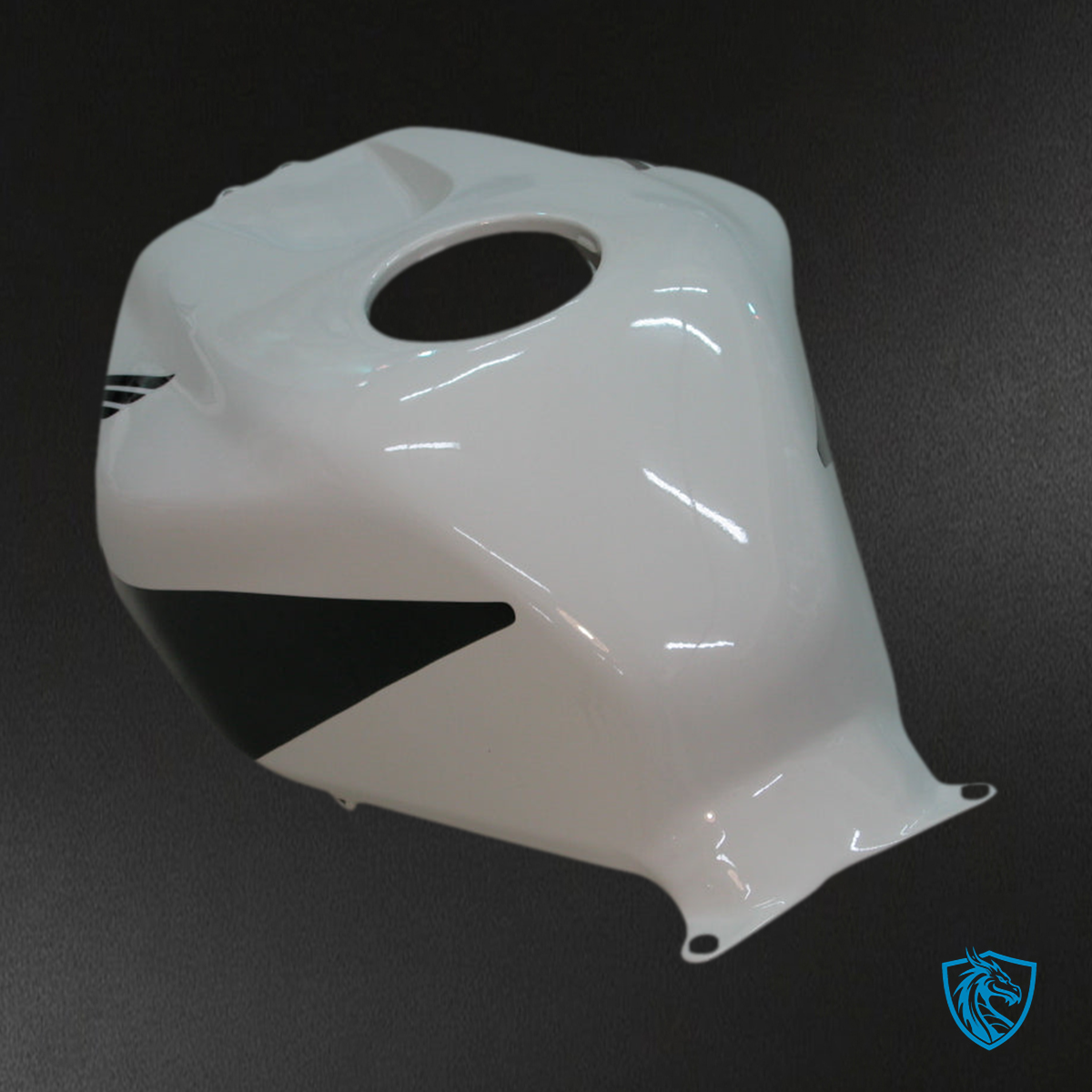Honda CBR600RR (2005-2006) White & Black Racing Generic Fairings Kit - Aftermarket ABS Bodywork