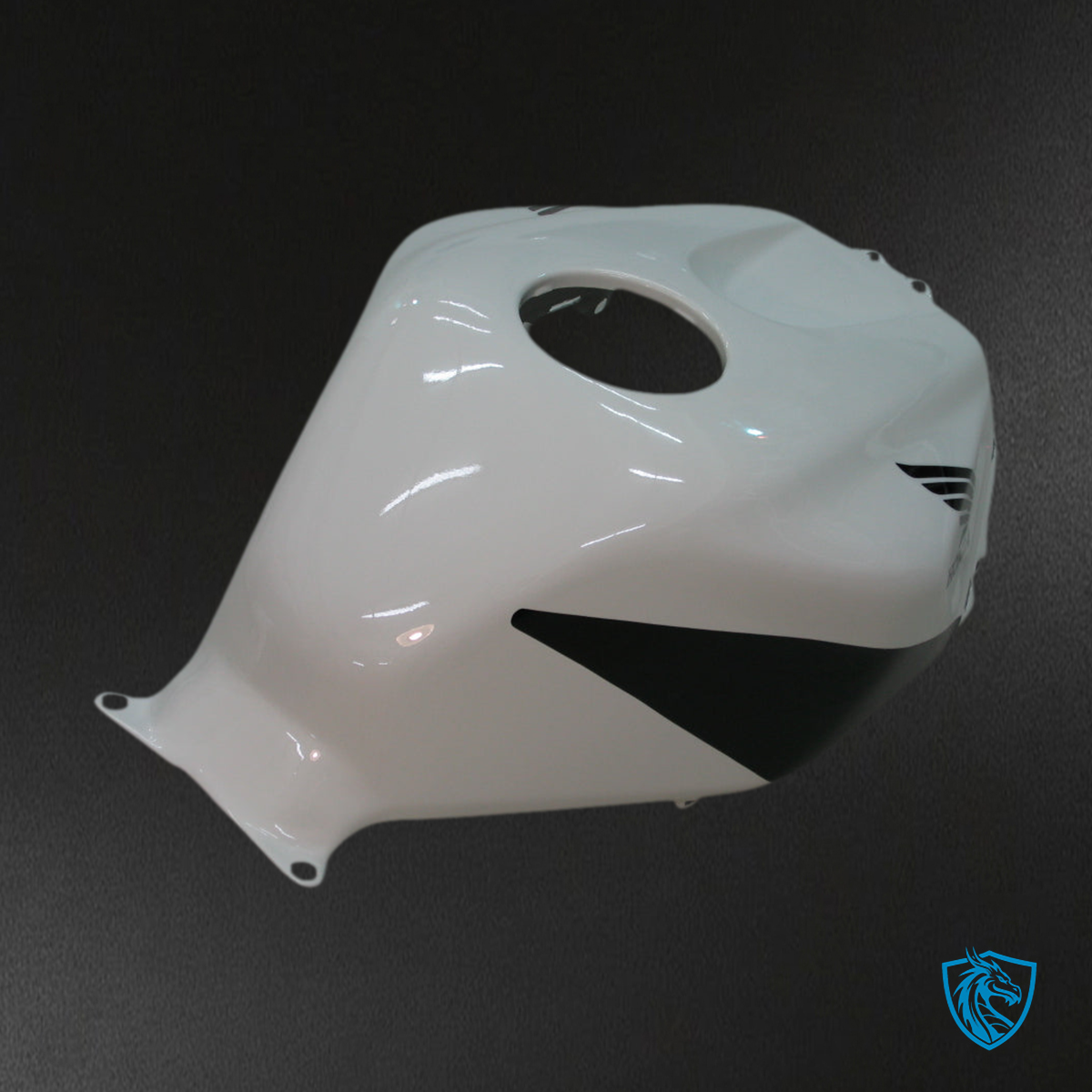 Honda CBR600RR (2005-2006) White & Black Racing Generic Fairings Kit - Aftermarket ABS Bodywork