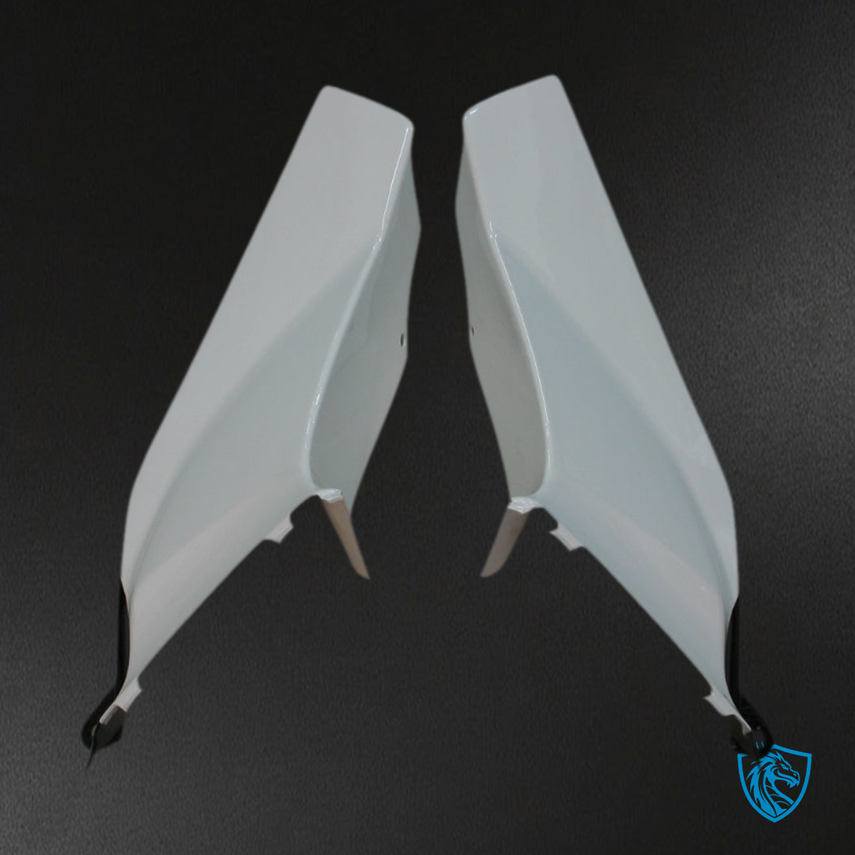 Honda CBR600RR (2005-2006) White & Black Racing Generic Fairings Kit - Aftermarket ABS Bodywork