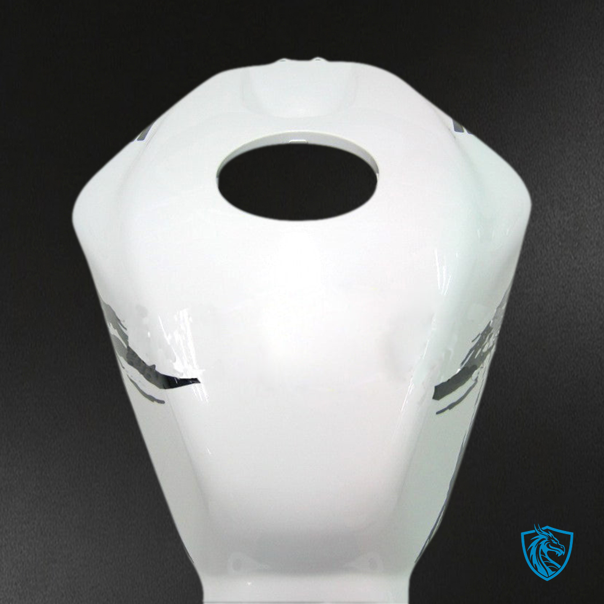 Honda CBR600RR (2005-2006) White & Black Tribal Racing Generic - Custom ABS Fairing Kit