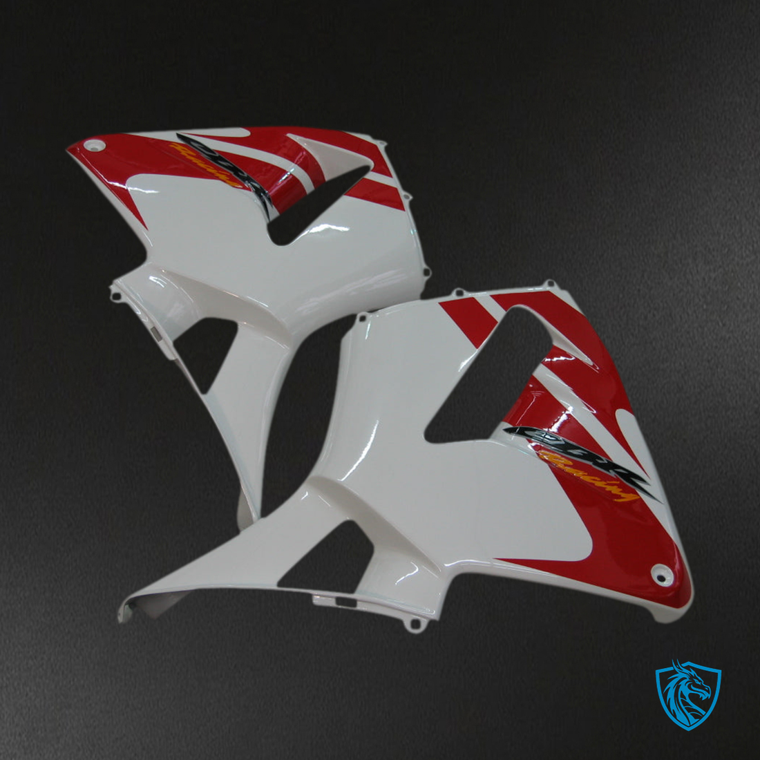 Honda CBR600RR (2005-2006) White & Red Racing Generic Fairings Kit | ABS Bodywork