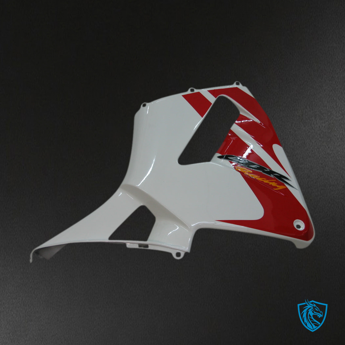 Honda CBR600RR (2005-2006) White & Red Racing Generic Fairings Kit | ABS Bodywork