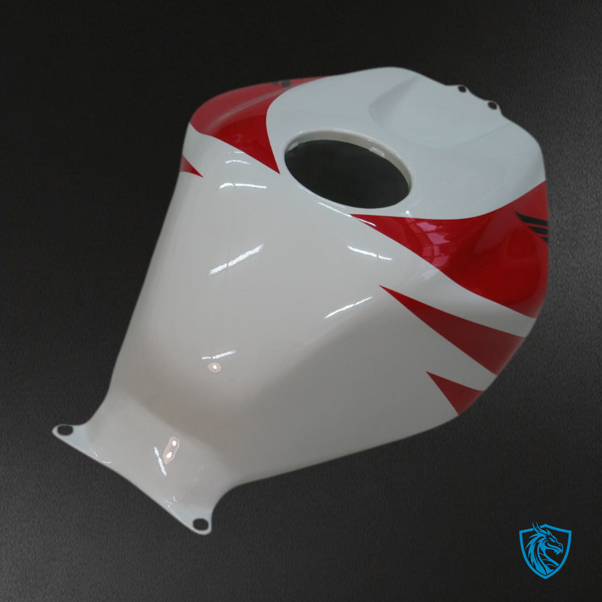 Honda CBR600RR (2005-2006) White & Red Racing Generic Fairings Kit | ABS Bodywork