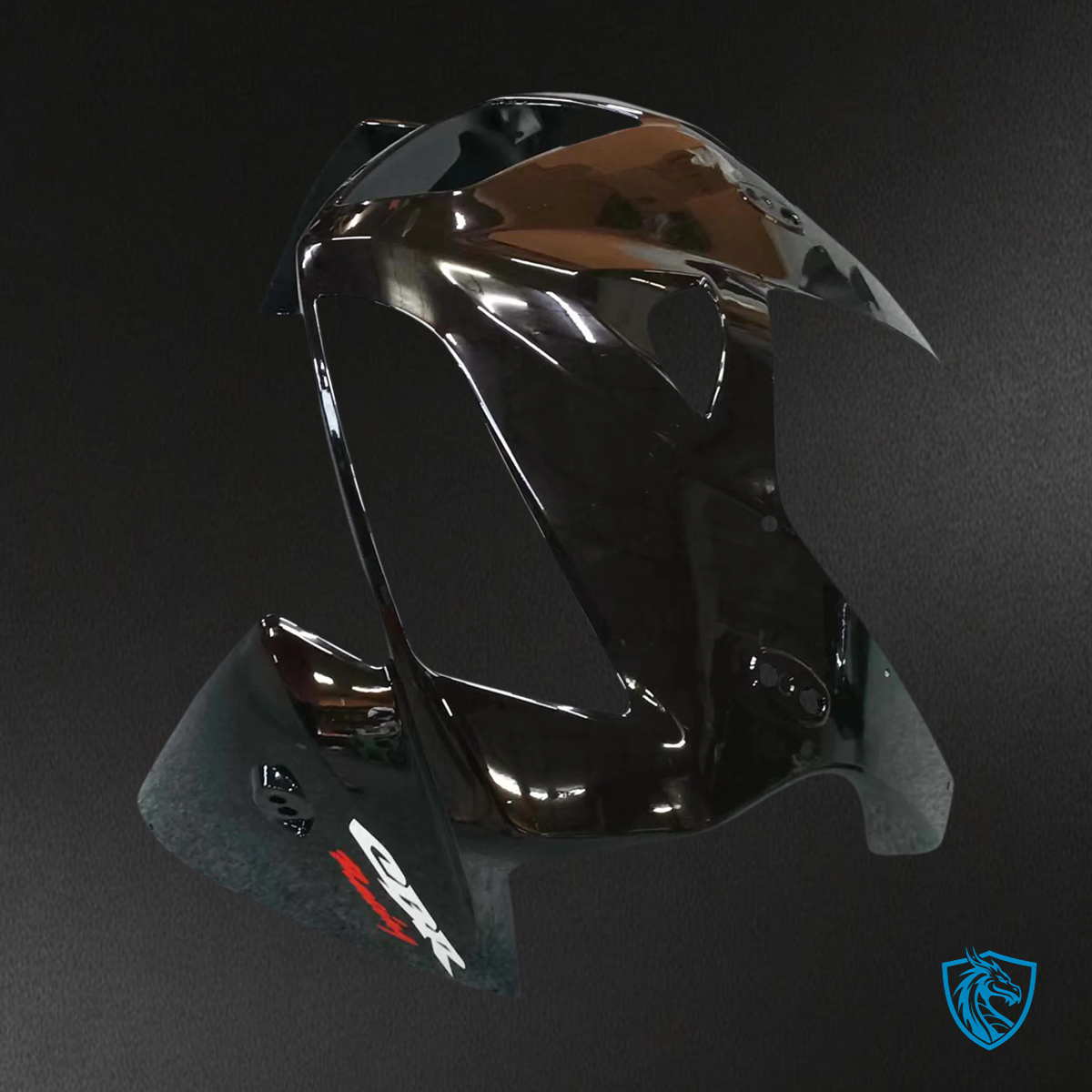 Honda CBR600RR (2005 2006) Black with Red Logo - Fairing Kit