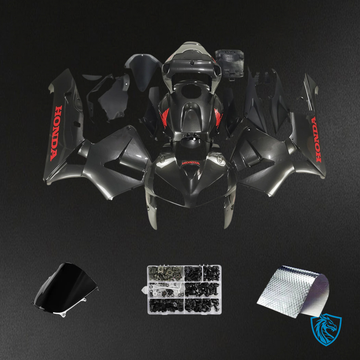 Honda CBR600RR (2005 2006) Black with Red Logo - Fairing Kit