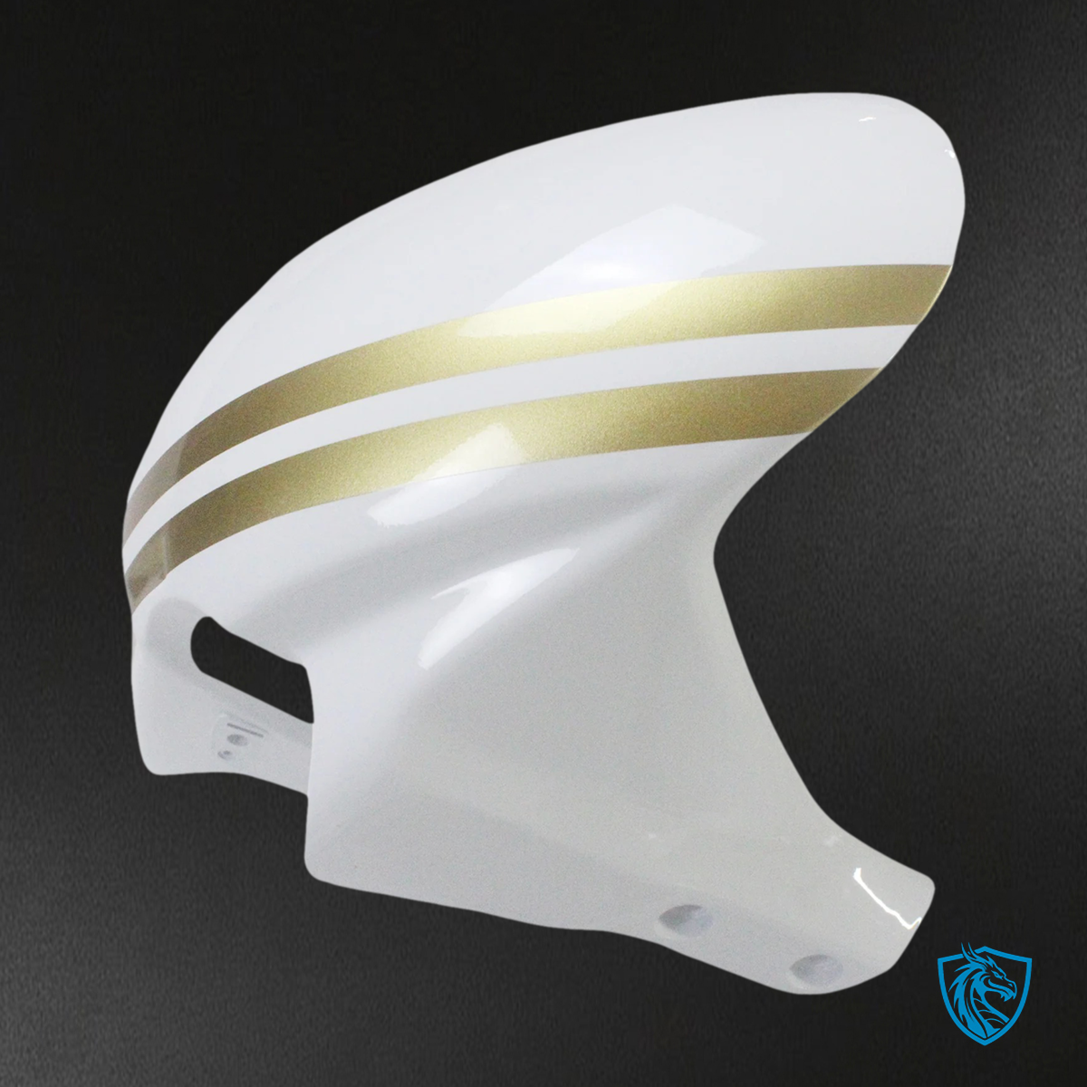 Honda CBR600RR (2005 2006) White & Gold - Fairing Kit