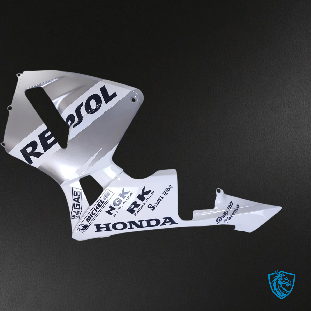 Honda CBR600RR (2005 2006) White & Silver - Fairing Kit