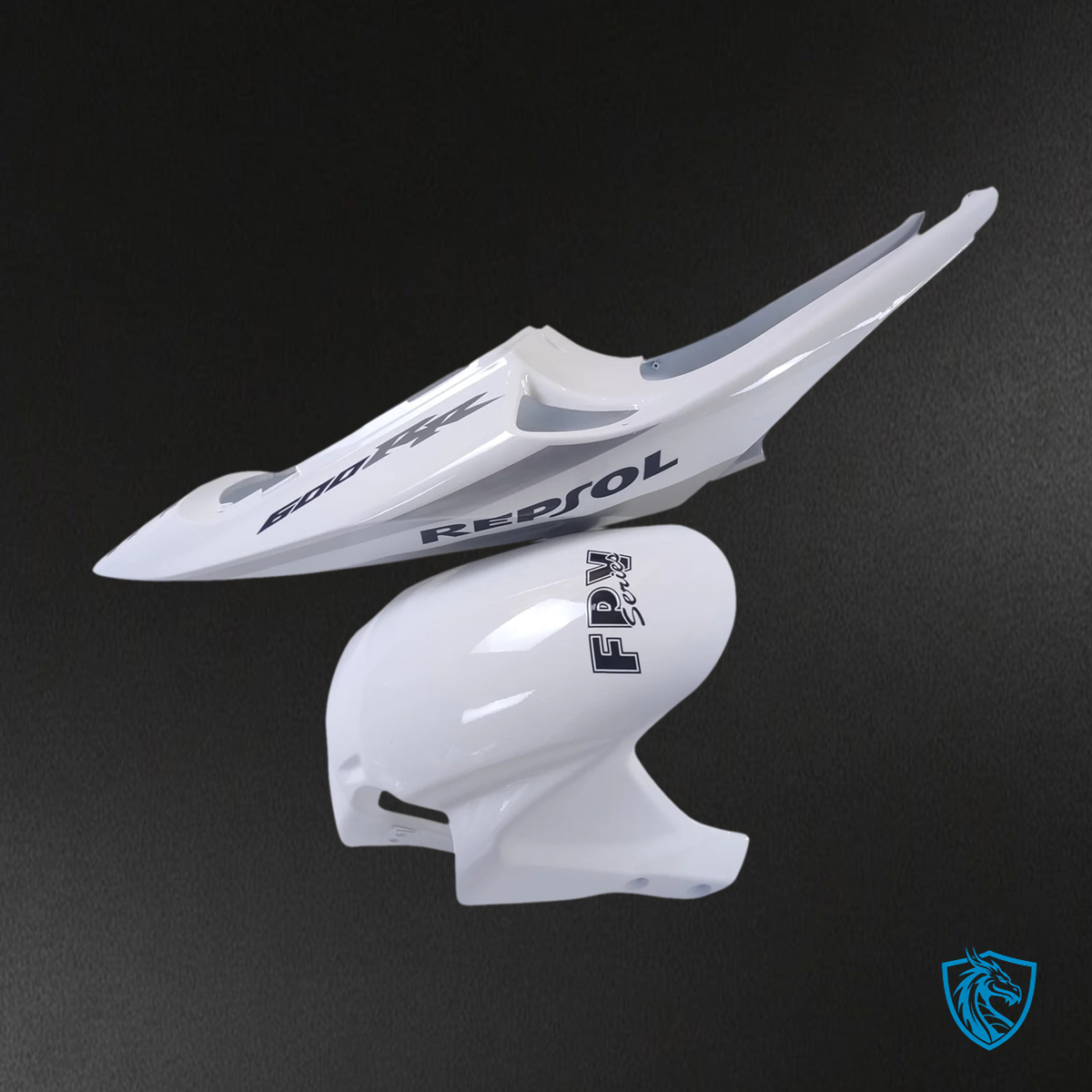 Honda CBR600RR (2005 2006) White & Silver - Fairing Kit
