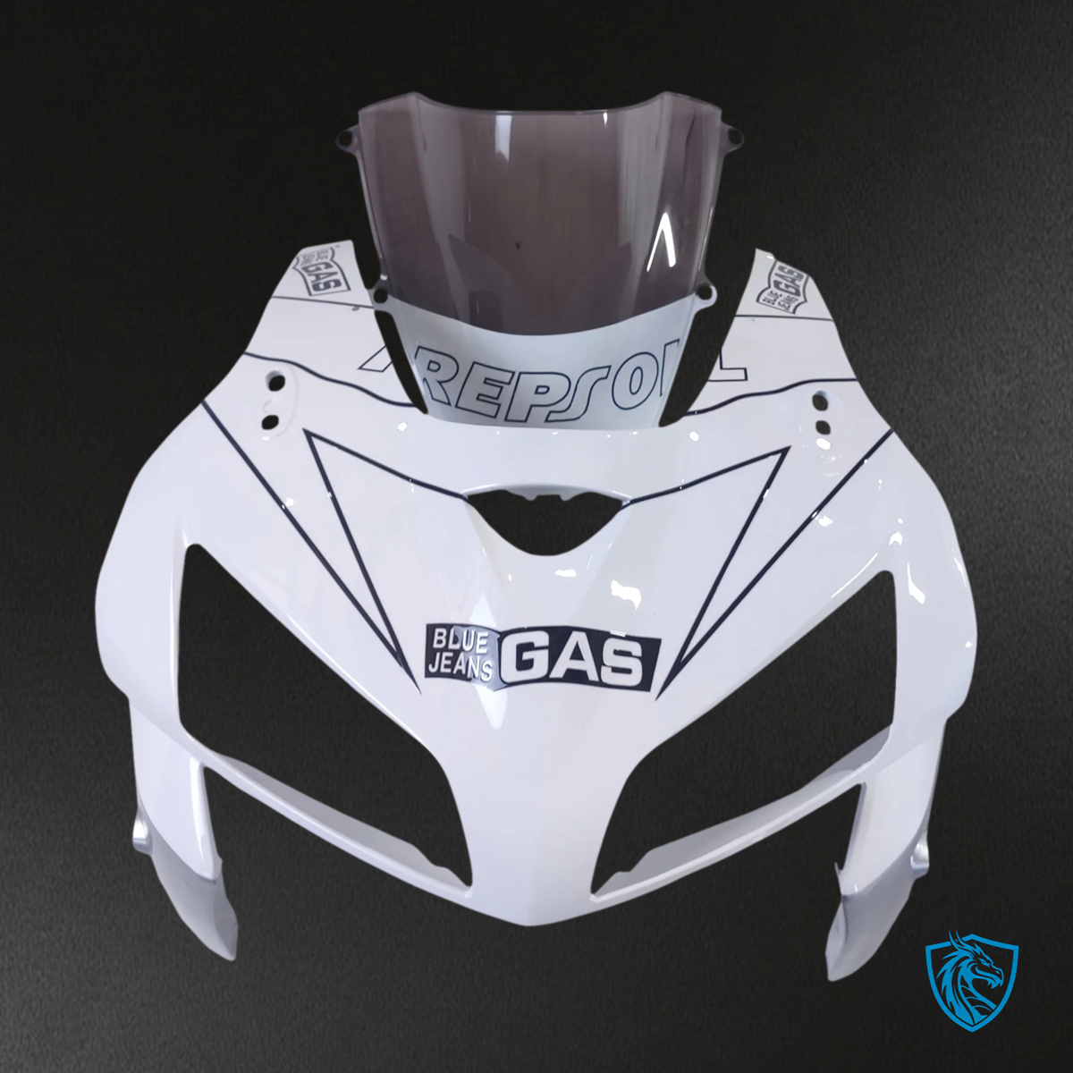 Honda CBR600RR (2005 2006) White & Silver - Fairing Kit