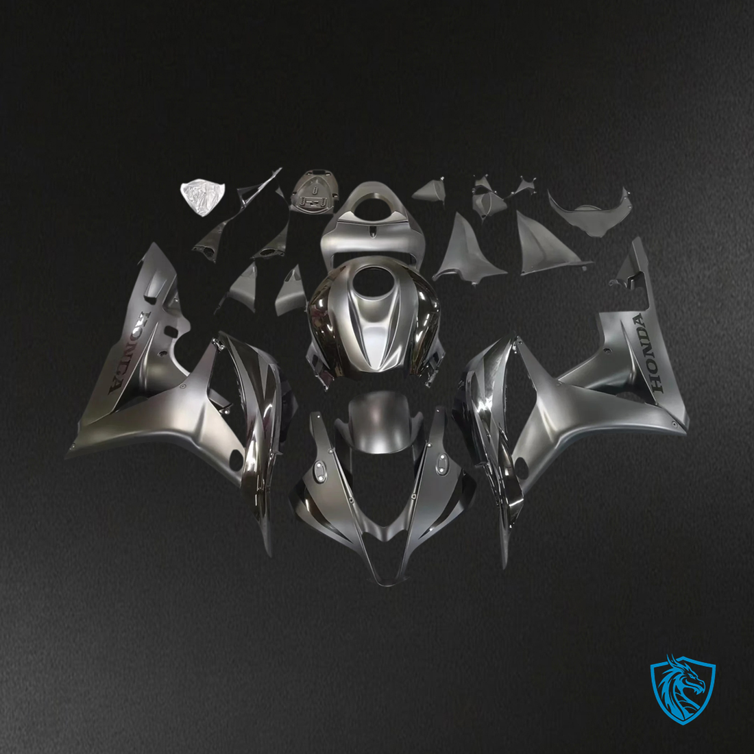 Honda CBR600RR (2007-2008) Black - Fairing Kit