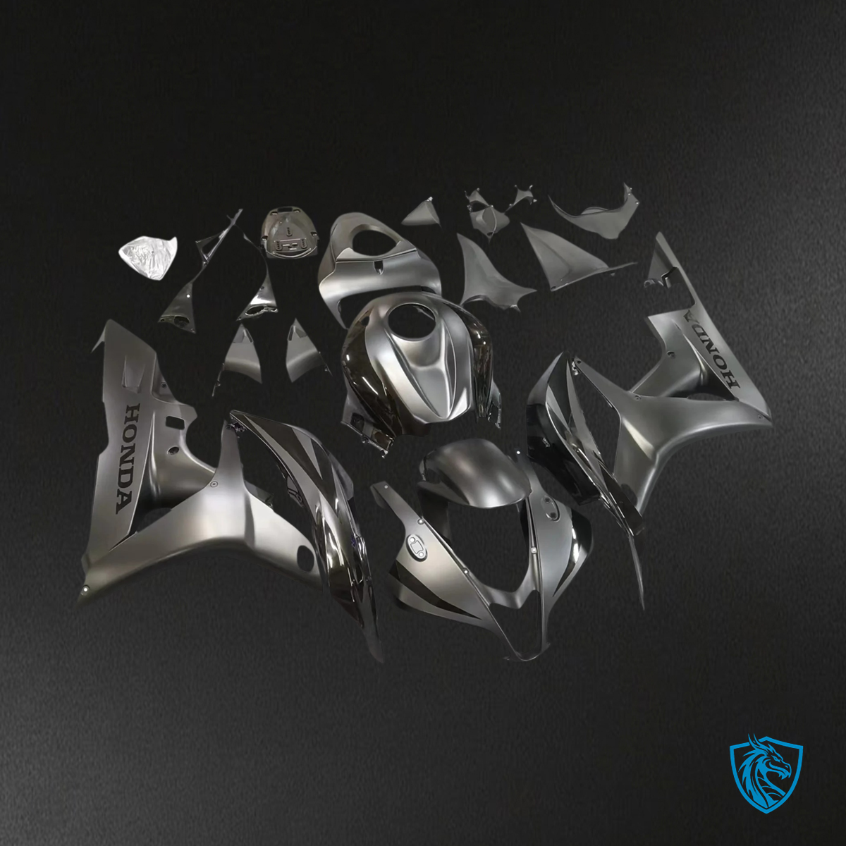 Honda CBR600RR (2007-2008) Black - Fairing Kit