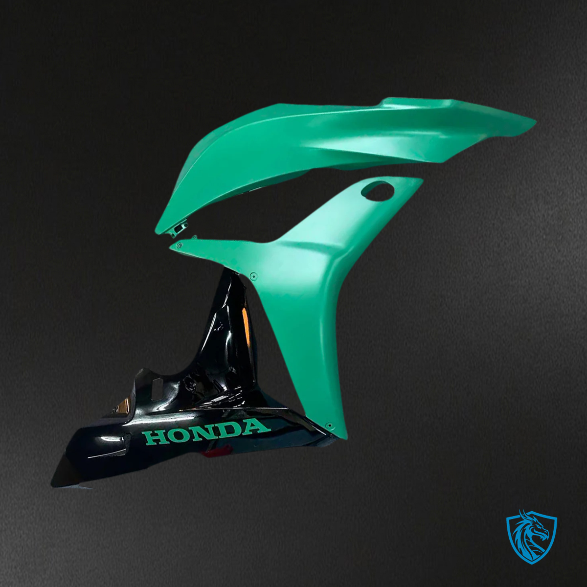 Honda CBR600RR (2007-2008) Black & Green - Fairing Kit