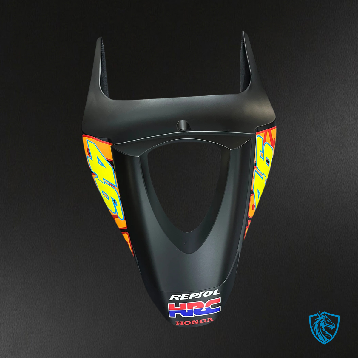 Honda CBR600RR (2007-2008) Black & Orange - Fairing Kit