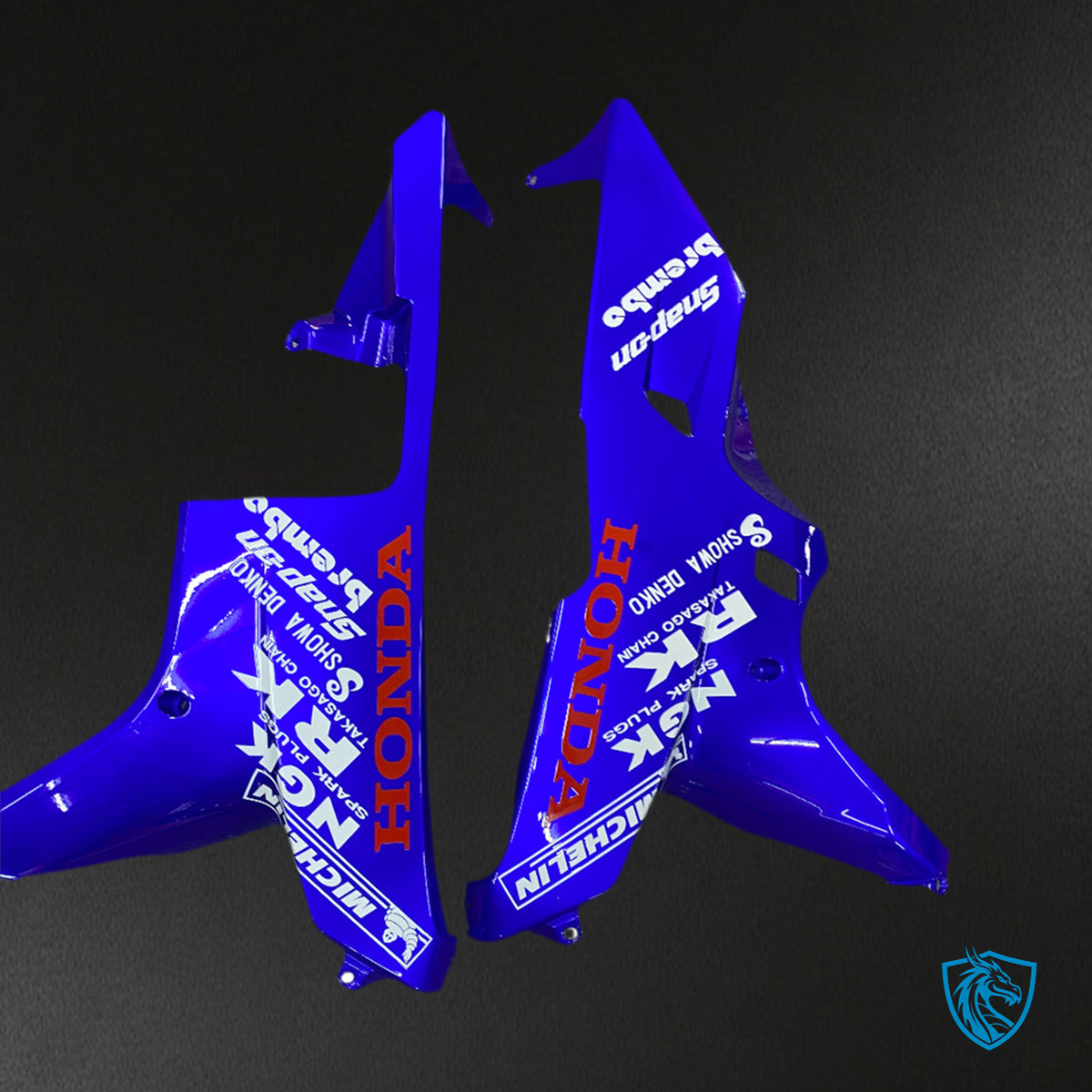 Honda CBR600RR (2007-2008) Blue & Red Bull Generic Fairings Kit - Aftermarket ABS Bodywork