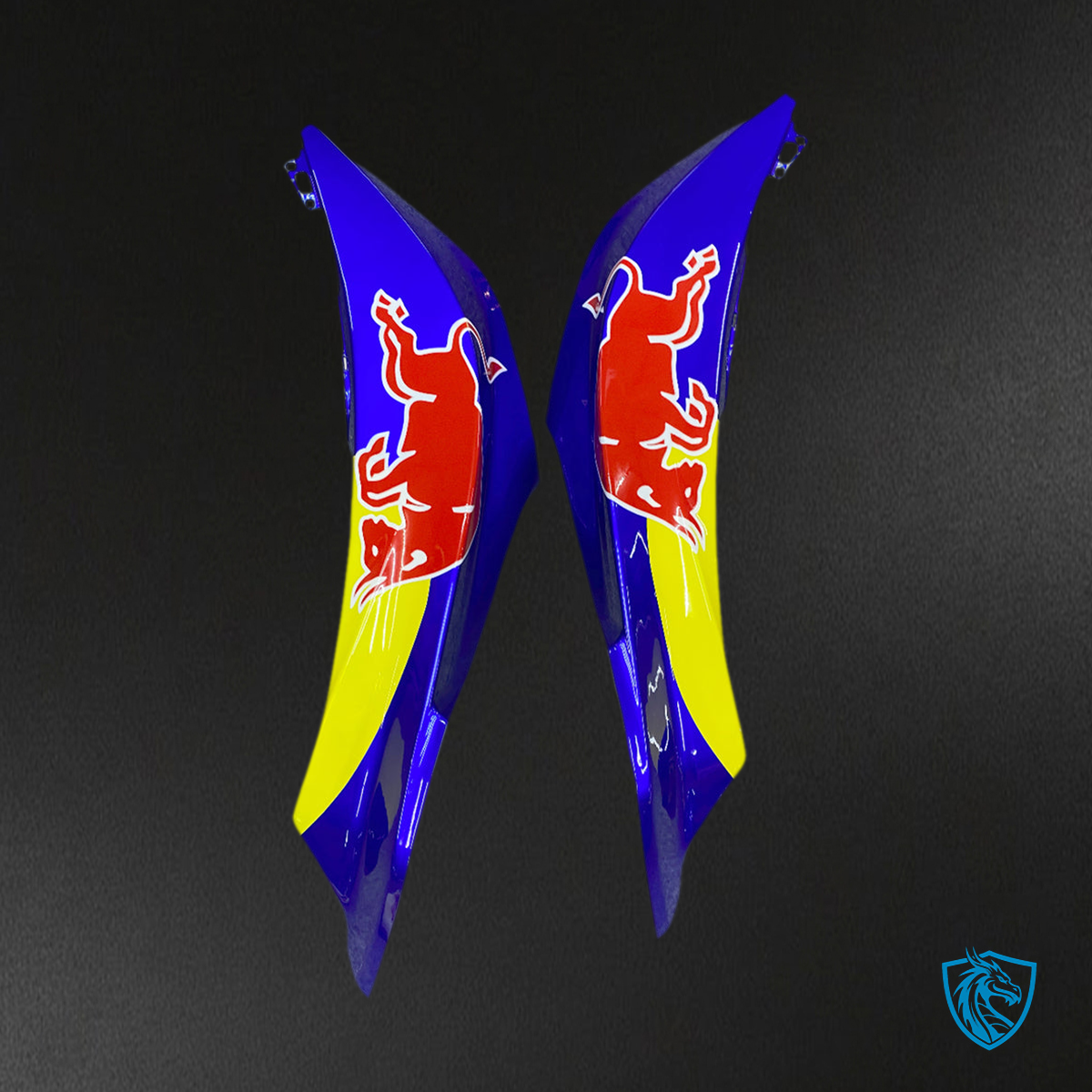 Honda CBR600RR (2007-2008) Blue & Red Bull Generic Fairings Kit - Aftermarket ABS Bodywork