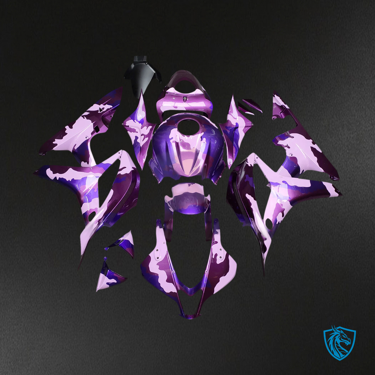 Honda CBR600RR (2007-2008) Pink & Purple - Fairing Kit