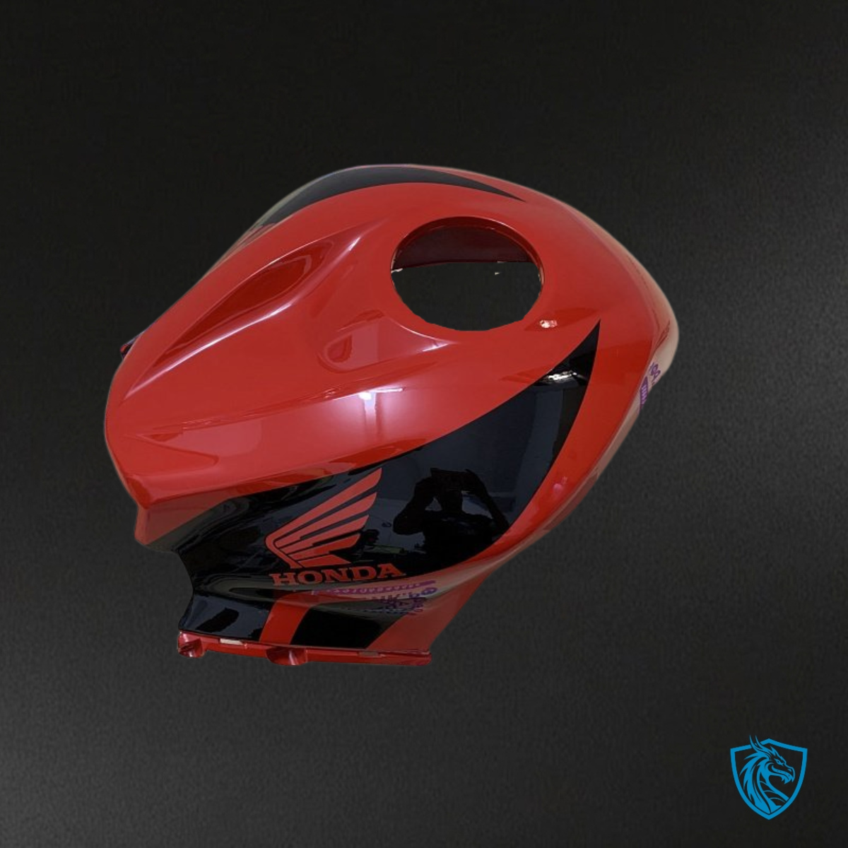 Honda CBR600RR (2007-2008) Glossy Red & Black Fairing Kit - Aftermarket ABS Bodywork