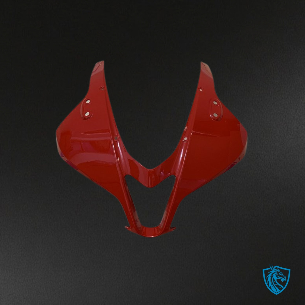 Honda CBR600RR (2007-2008) Black Matte & Red Glossy Fairing Kit - Aftermarket ABS Bodywork