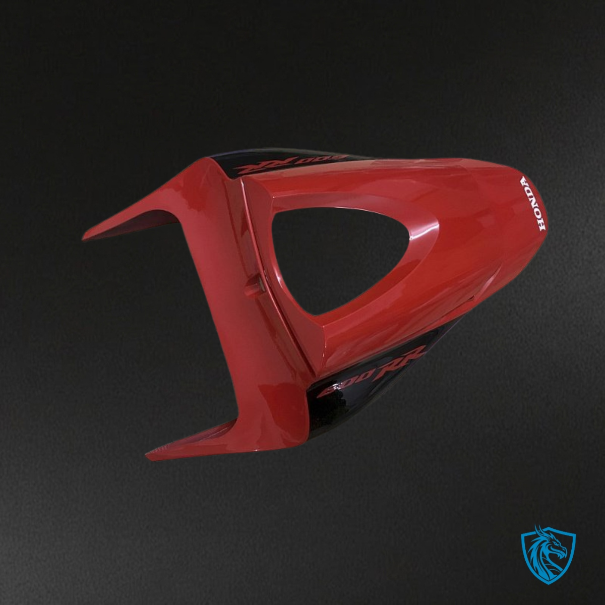 Honda CBR600RR (2007-2008) Black Matte & Red Glossy Fairing Kit - Aftermarket ABS Bodywork