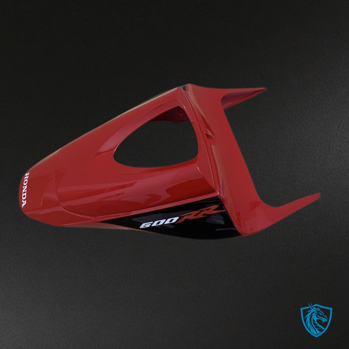 Honda CBR600RR (2007-2008) Black, Red & White Logo - Custom ABS Fairing Kit