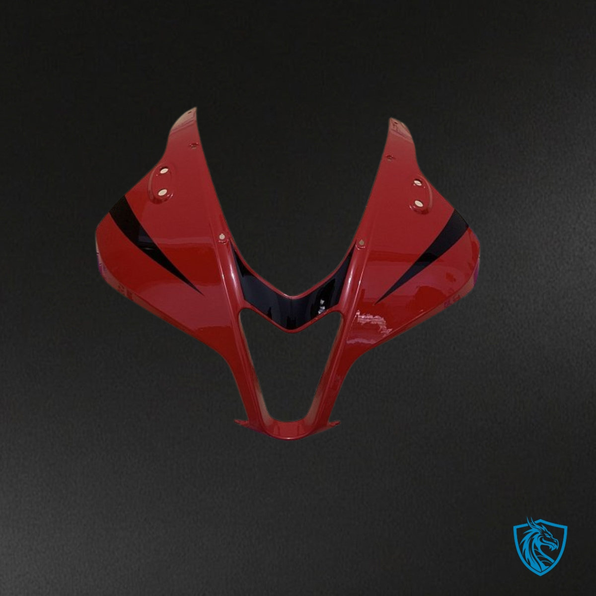 Honda CBR600RR (2007-2008) Black, Red & White Logo - Custom ABS Fairing Kit