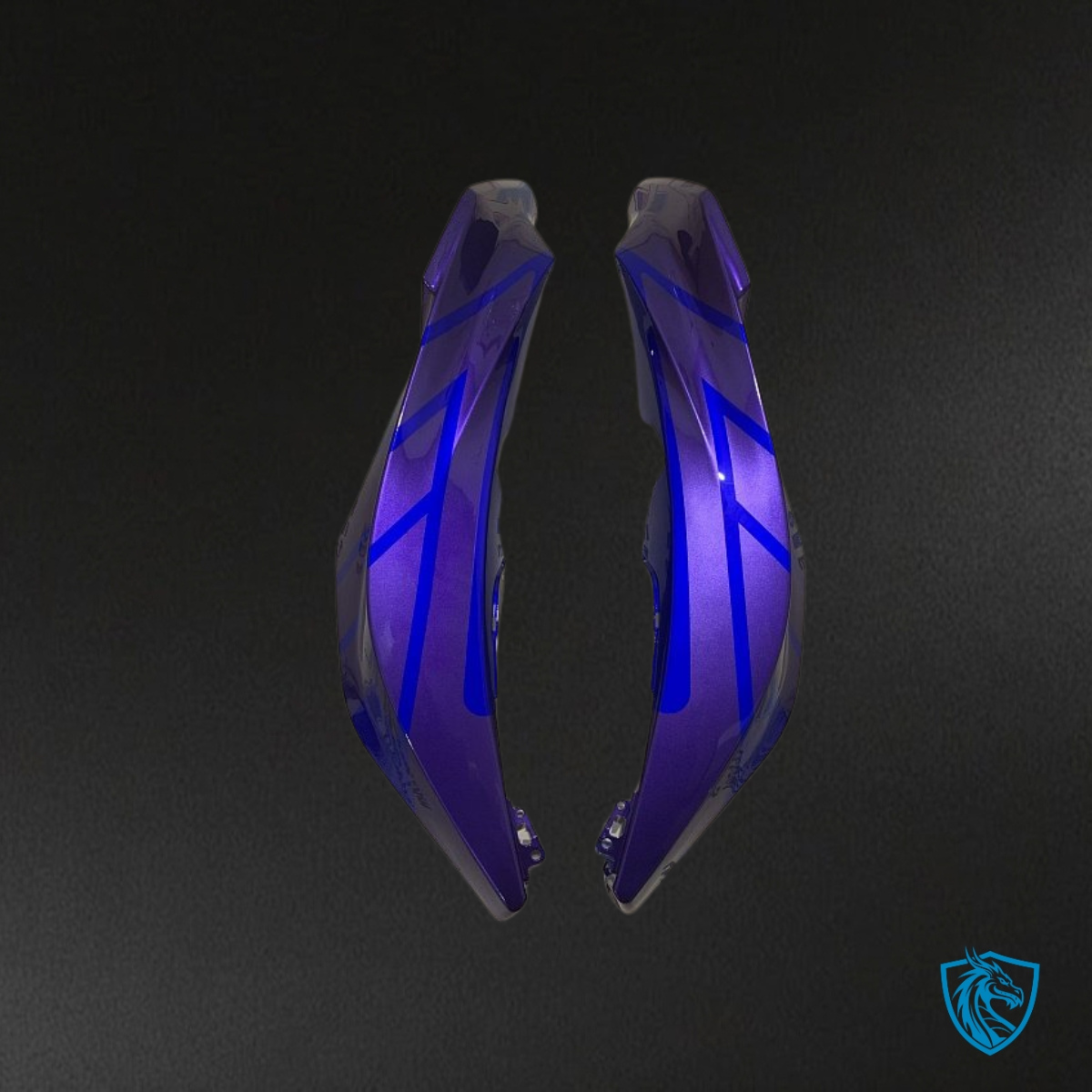 Honda CBR600RR (2007-2008) Blue & Purple - Custom ABS Fairing Kit
