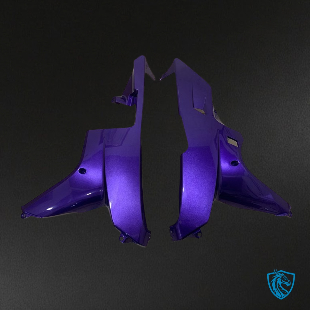 Honda CBR600RR (2007-2008) Blue & Purple - Custom ABS Fairing Kit