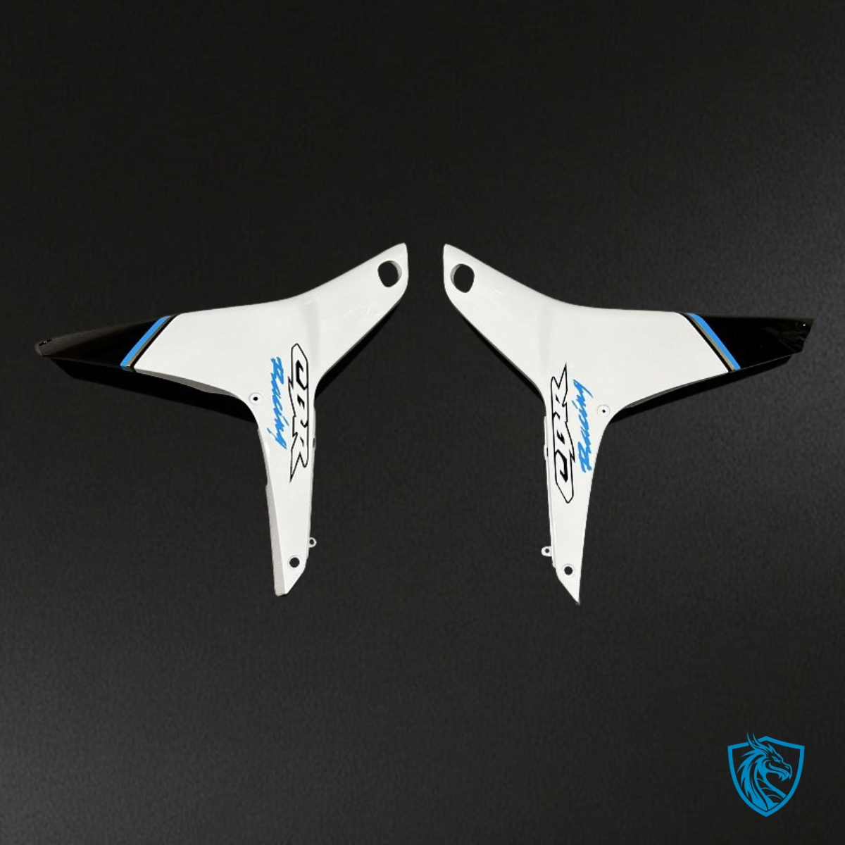 Honda CBR600RR (2007-2008) Blue, White & Gloss Black Fairing Kit | ABS Bodywork