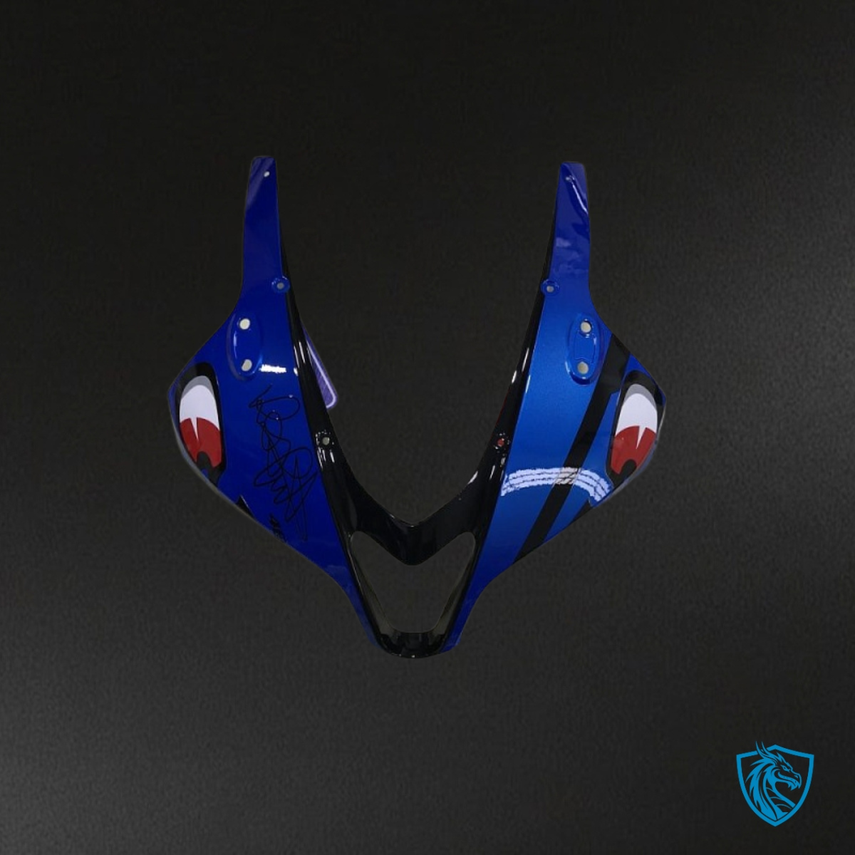Honda CBR600RR (2007-2008) Blue & Black Shark - Custom ABS Fairing Kit