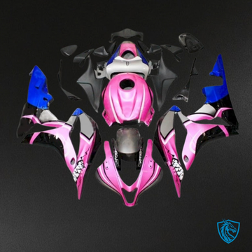 Honda CBR600RR (2007-2008) Blue & Shark Pink – MERGEment Motorcycle Fairings Kit