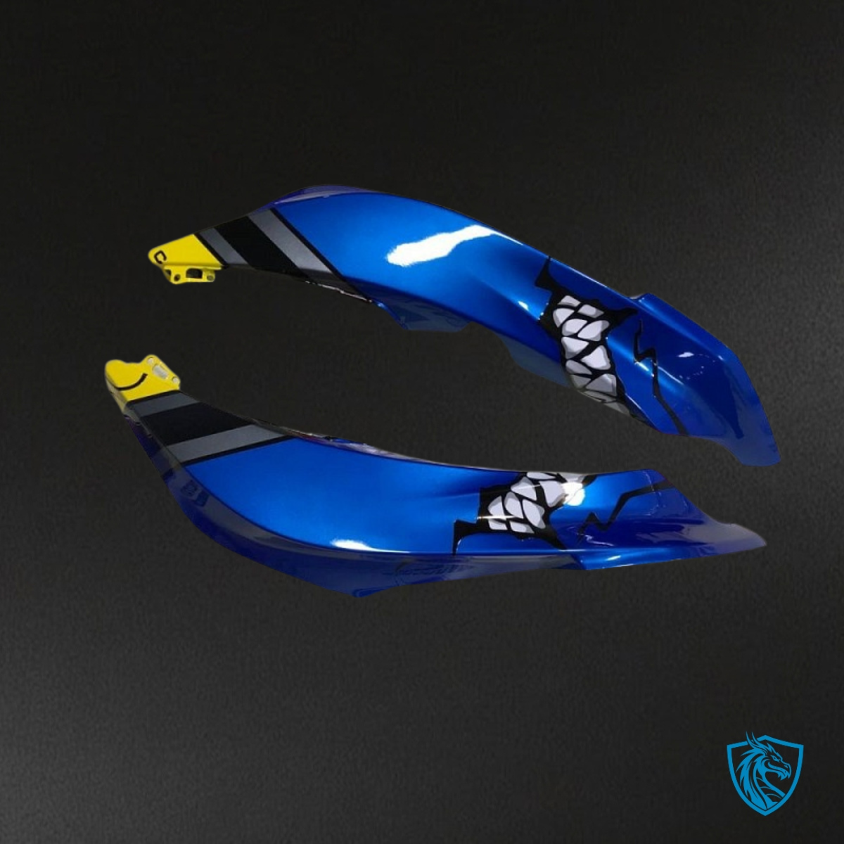 Honda CBR600RR (2007-2008) Blue Shark Fairing Kit - Aftermarket ABS Bodywork