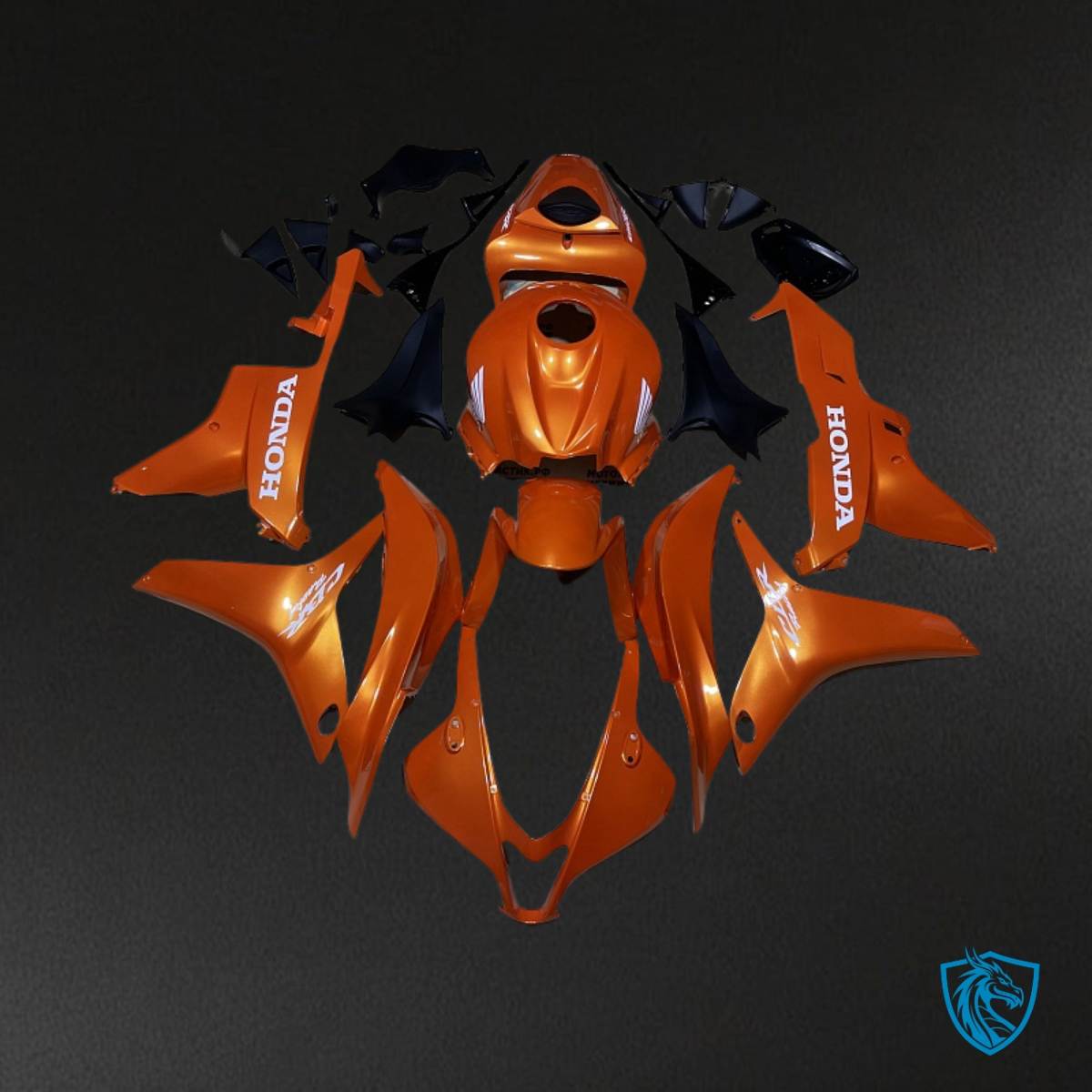Honda CBR600RR (2007-2008) Orange - MERGEment Motorcycle Fairings Kit