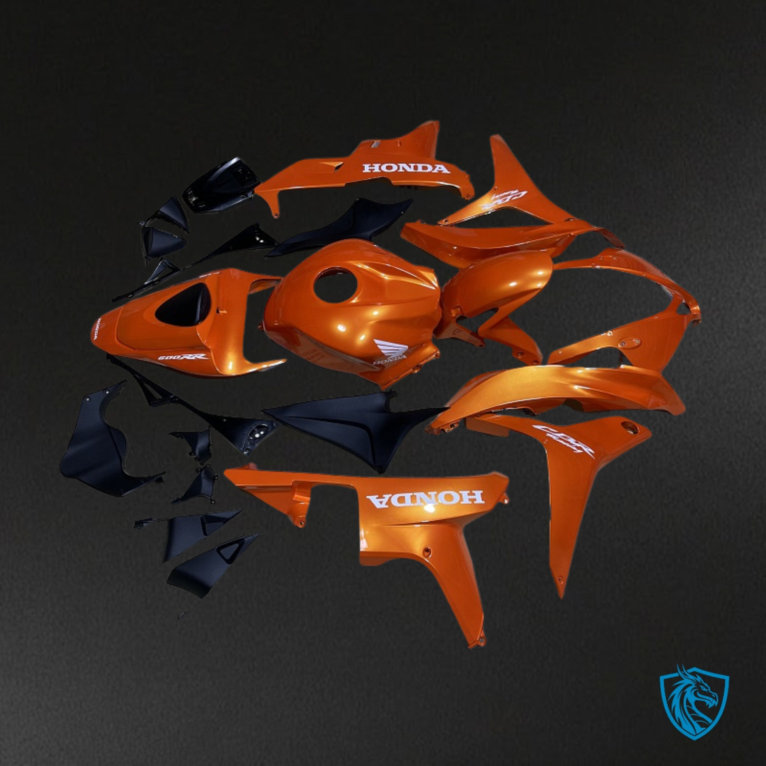 Honda CBR600RR (2007-2008) Orange - MERGEment Motorcycle Fairings Kit