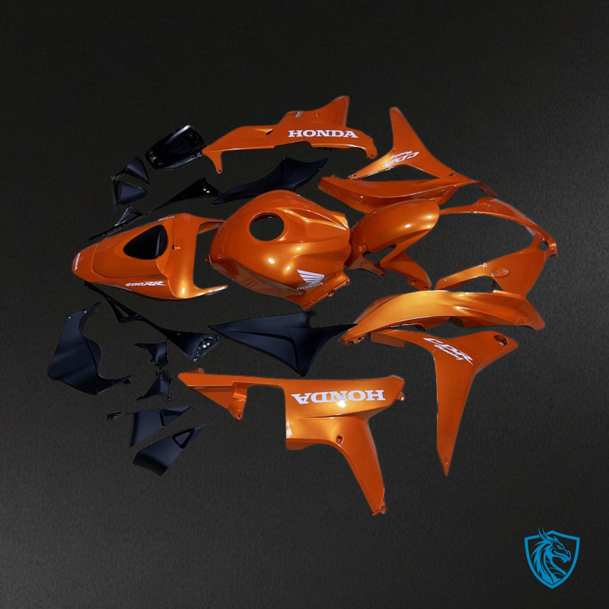 Honda CBR600RR (2007-2008) Orange - MERGEment Motorcycle Fairings Kit