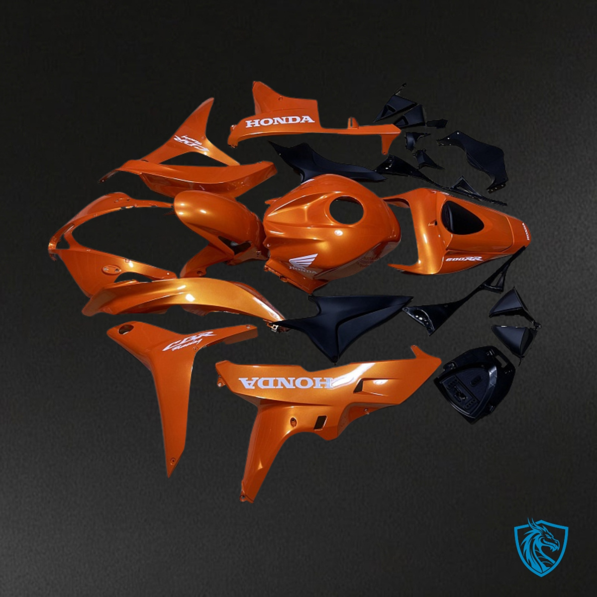 Honda CBR600RR (2007-2008) Orange - MERGEment Motorcycle Fairings Kit