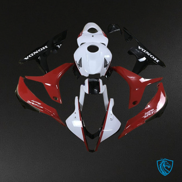 Honda CBR600RR (2007-2008) White Gloss, Red & Black Fairing Kit | ABS Bodywork