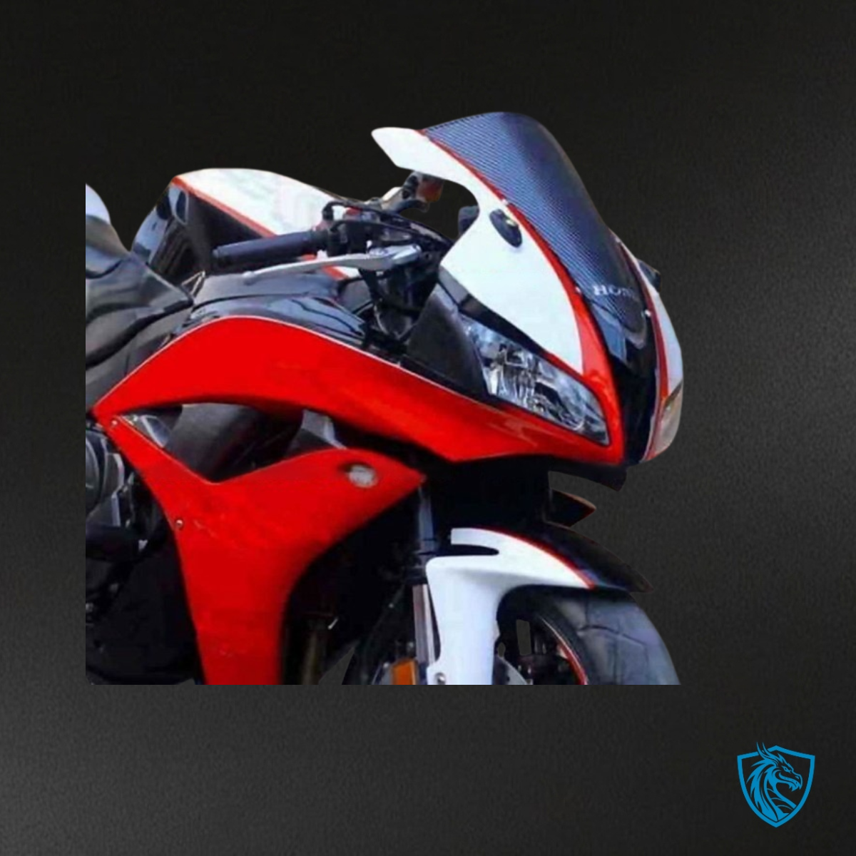 Honda CBR600RR (2007-2008) White Gloss, Red & Black Fairing Kit | ABS Bodywork