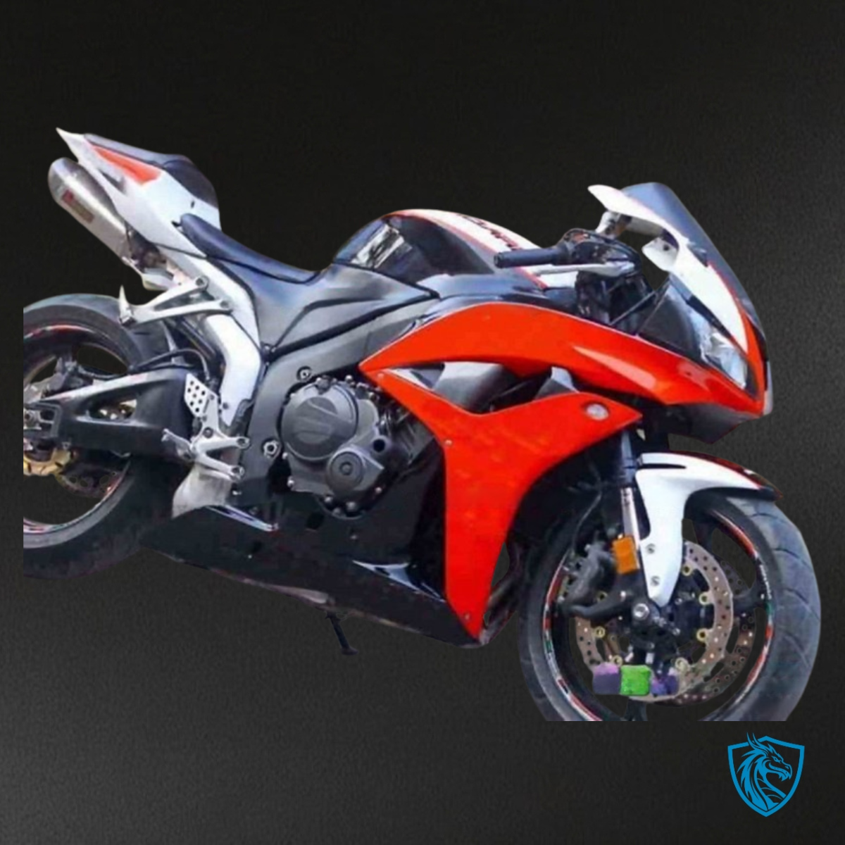 Honda CBR600RR (2007-2008) White, Red & Black Fairing Kit | ABS Bodywork