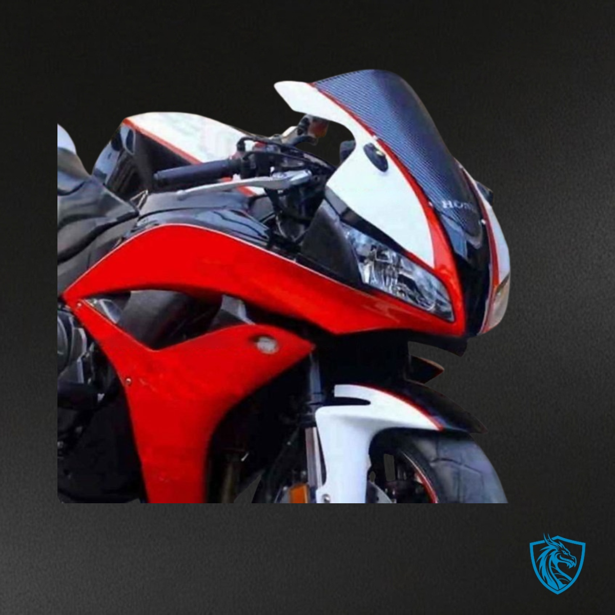 Honda CBR600RR (2007-2008) White, Red & Black Fairing Kit | ABS Bodywork