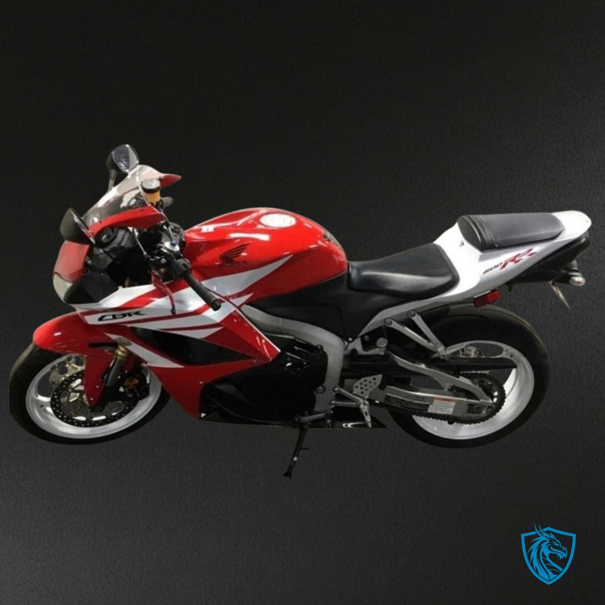 Honda CBR600RR (2007-2008) Red, Black & White Fairing Kit - Aftermarket ABS Bodywork